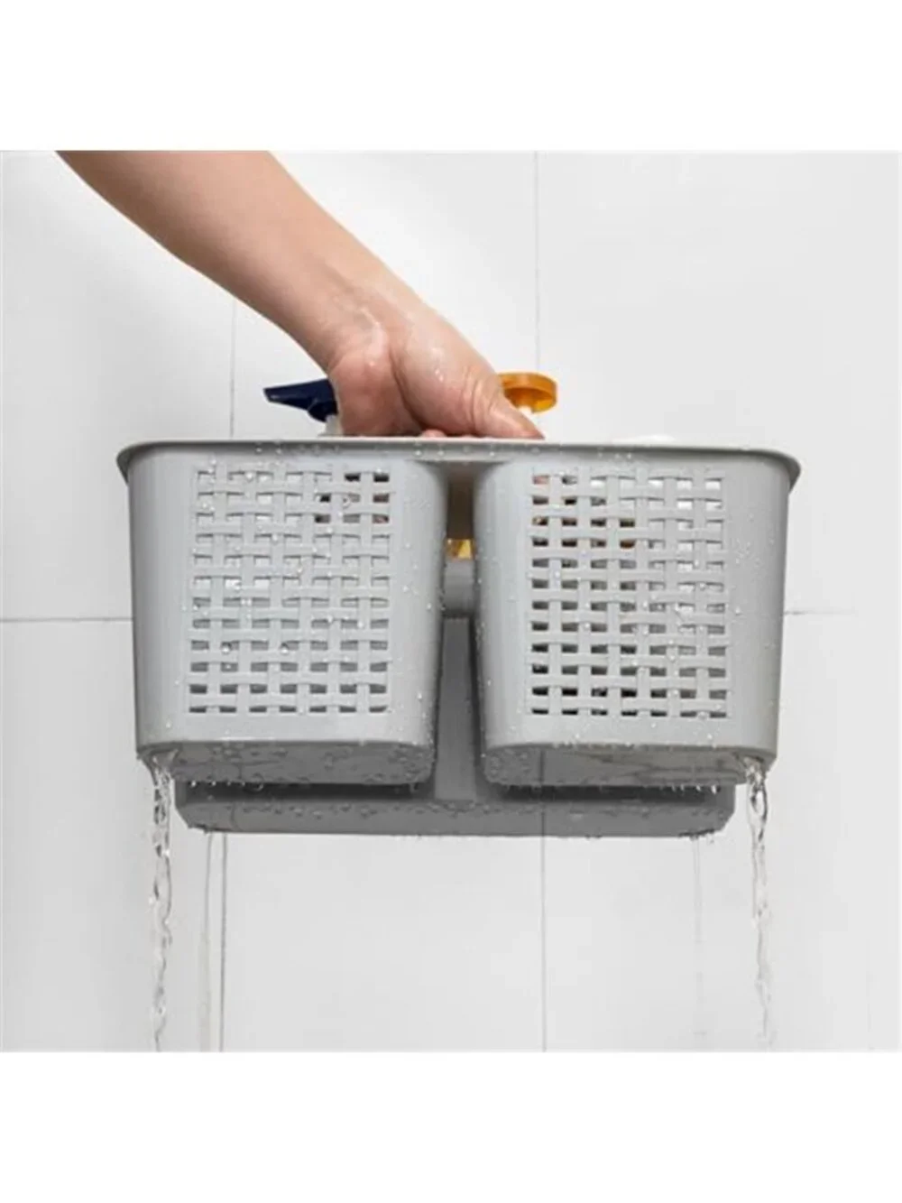 Shower Caddy Tote Organizer Portable Bathroom Storage Basket Drain Holes